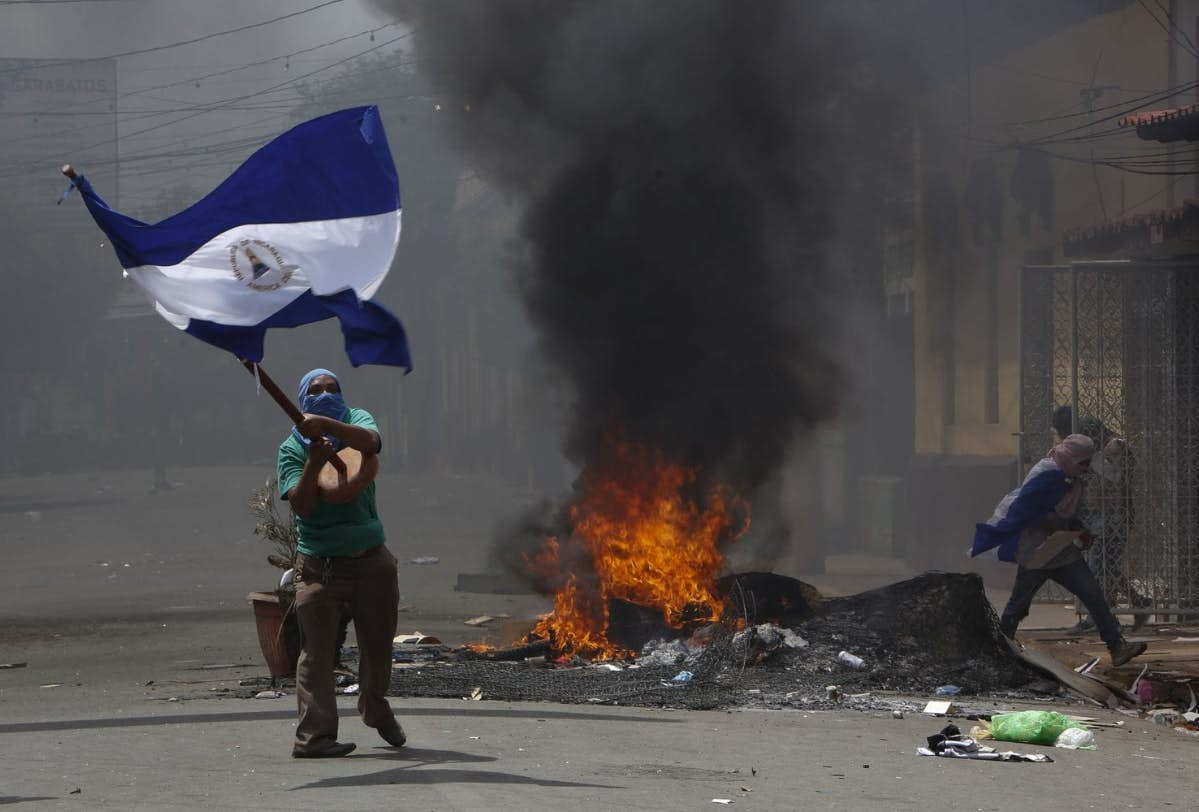 Violence at protests in Nicaragua leaves 2 more dead