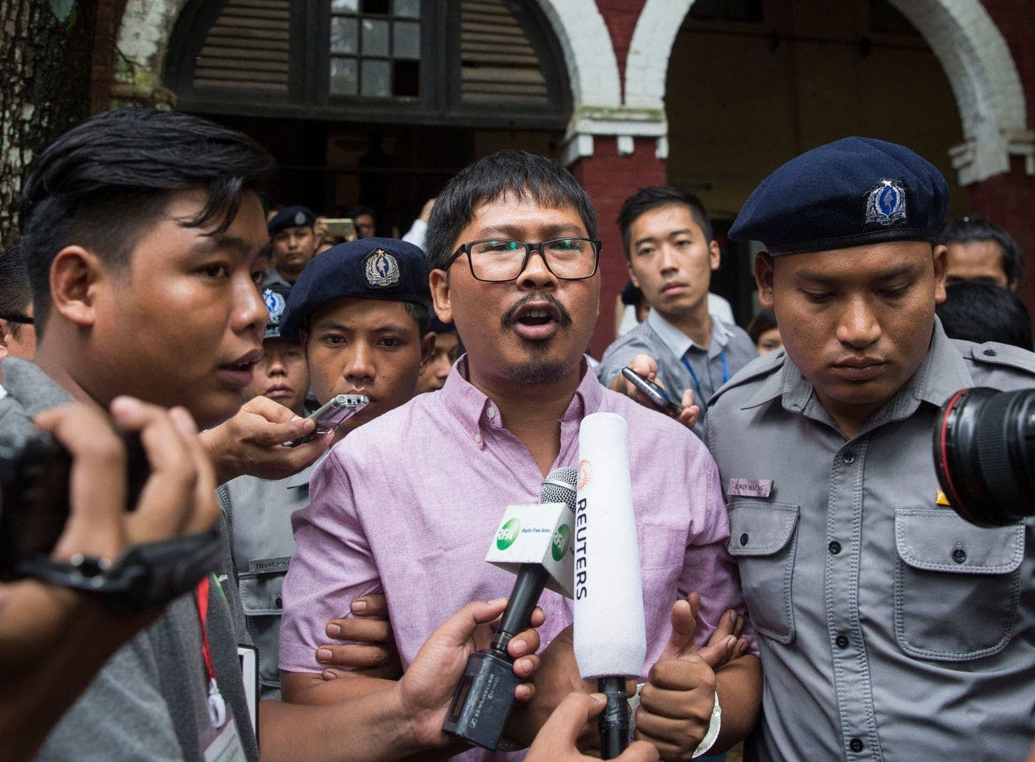 Myanmar judge charges two Reuters journalists with violating secrets ...