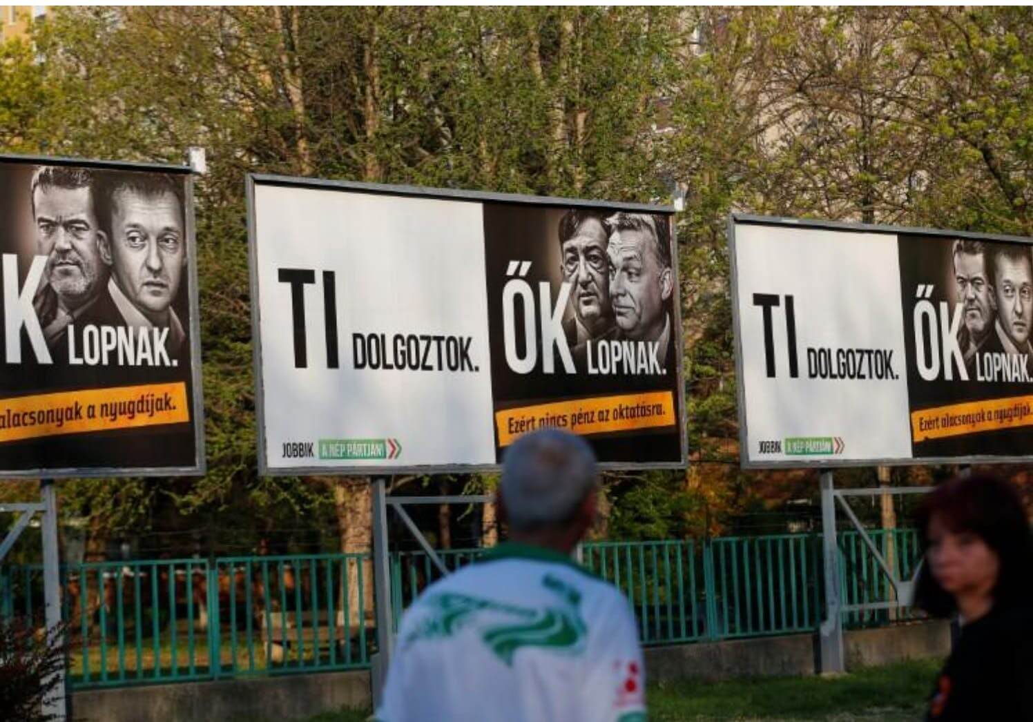 Hungary fines main opposition party over billboards