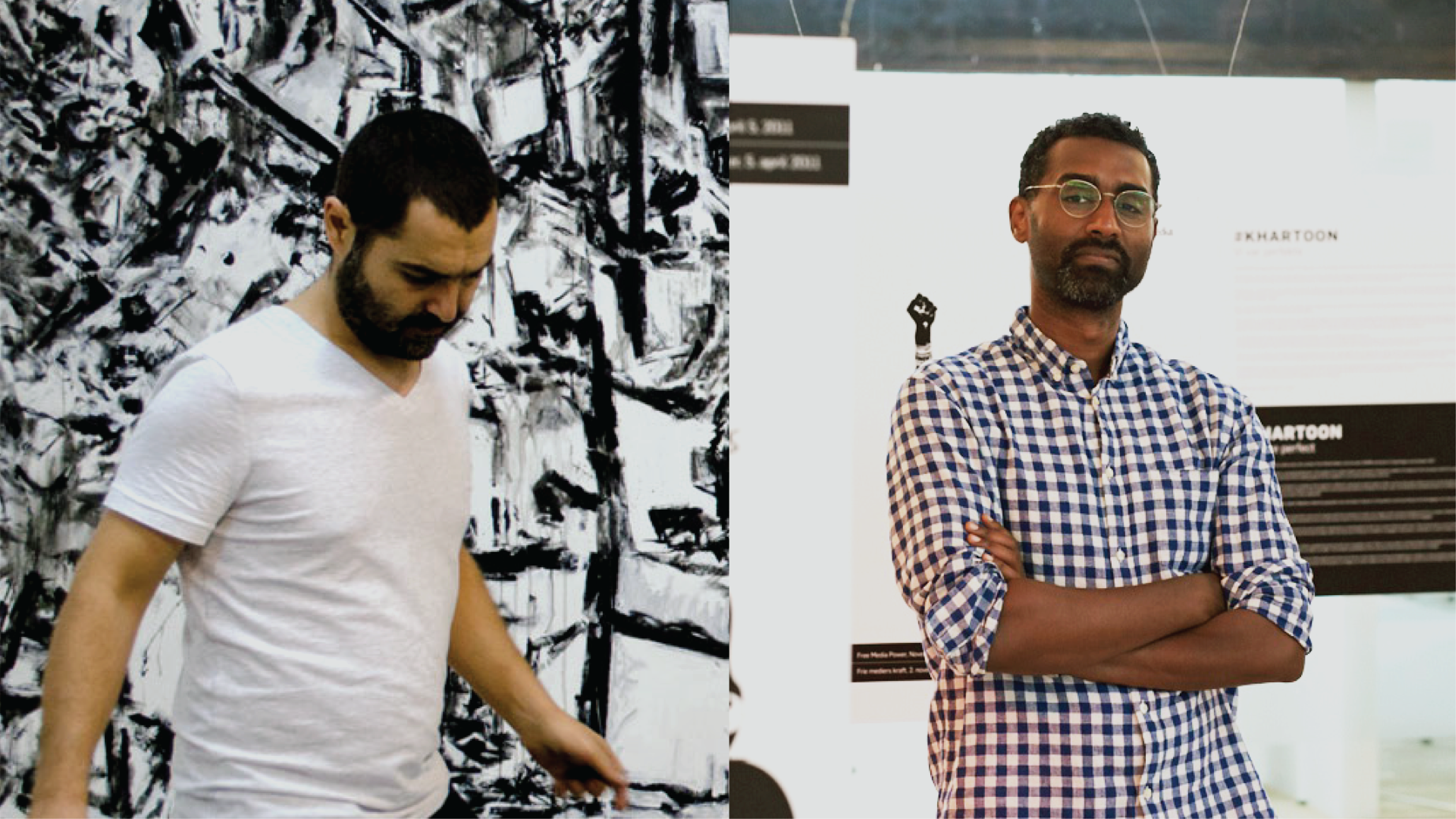 HRF Announces Tammam Azzam and Khalid Albaih as Art in Protest Artists-in-Residence